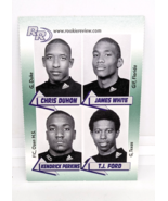 Duhon, White, Perkins, &amp; Ford 2002 Rookie Review Basketball Trading Card - $9.45 CAD