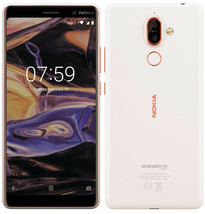 Nokia 7 plus ta-1055 4gb 64gb octa-core 13mp fingerprint 6.0&quot; android 4g white - £239.79 GBP