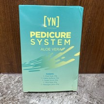 Young Nails YN Pedicare System Aloe Vera 5 Items In Kit New Foot Soak Scrub - $224.61 MXN