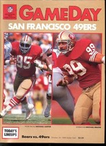CHICAGO BEARS V SAN FRANCISCO 49ERS 1988 PRGM EX - $18.62
