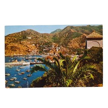 Postcard Chimes Tower Overlooking Avalon Bay Santa Catalina California Chrome - £5.53 GBP