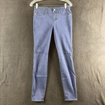 Michael Kors Women&#39;s Blue Jeans Size 2 Skinny Mid Rise Pants Dark Wash 28x30 - £11.08 GBP