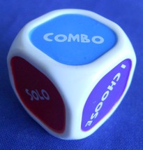 Cranium Cadoo Board Game Die Dice Replacement Game Part Piece Purple Red Blue - £3.49 GBP
