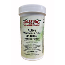 Holly Hill Health Foods Active Women&#39;s 50+ 85 Billion Probiotic,60 Veg Caps - £34.55 GBP