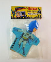 Vintage Batman Hand Puppet 1965 Ideal Toys Sealed In Package Cloth Body - £395.67 GBP