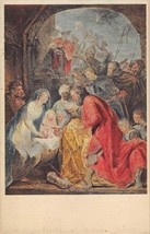 Original Max Jaffe Collotype Postcard   “Rubens Adoration of the Magi” - £3.99 GBP