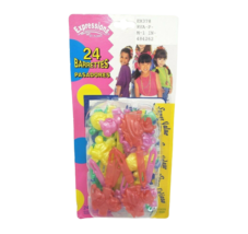 VINTAGE 1998 EXPRESSIONS HARRY ASH 24 COLORFUL BARRETTES ORIGINAL PACKAGE - £15.22 GBP