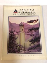 Vintage Delta Dream Vacations Booklet Brochure Winter 1993 - $9.89