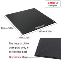 Creality 3D Printer Carbon Silicon Crystal Tempered Glass Plate 235 x 23... - $11.99 Creality 3D Printer Carbon Silicon Crystal Tempered Glass Plate 235 x 23... - $11.99