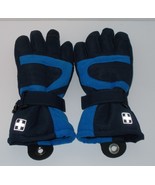 Winter Snow Ski Gloves Black Blue Size Small-Medium GUC - $277.43 MXN