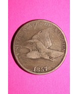 1857 Flying Eagle Cent Penny Exact Scarce Early Type Exact Coin as Pictu... - $25.57