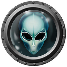 Alien Porthole Wall Decal - Indoor or Outdoor - £9.32 GBP+