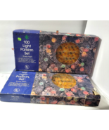 Vtg Rare 2 Boxes 100 Lights Christmas Gold Sunburst 5 Way Flash Light St... - $2,228.35 MXN