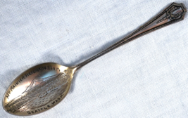 Sterling Silver Souvenir Spoon Mt Rainier Seattle Wash Weidlich Sterling... - $25.99