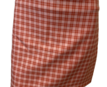 Urban Outfitters Red Checked A Line Mini Skirt Size M - £15.14 GBP