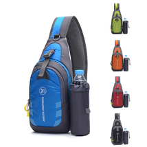 Men Travel Hiking Shoulder Bag Women Chest Backpack Sports Outdoor Compu... - £19.74 GBP