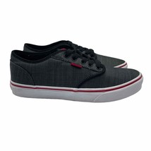 Vans Atwood Slip On Low Charcoal Gray Shoes Canvas Mens 8 - $39.58