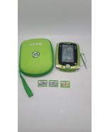 LeapFrog LeapPad2 Explorer Green Tablet W/ Stylus Case &amp; 3 Games -Cleane... - £22.32 GBP