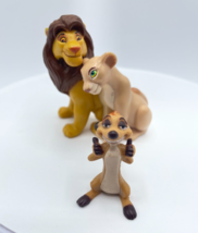 Vintage Disney World The Lion King Simba Nala and Timon PVC Figures Lot 1998 - £5.95 GBP