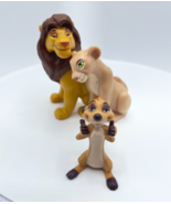Vintage Disney World The Lion King Simba Nala and Timon PVC Figures Lot ... - £5.97 GBP
