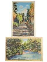 Worthington Minnesota Linen Postcard Lot Scenic Views River Water Road Vintage - £2.90 GBP