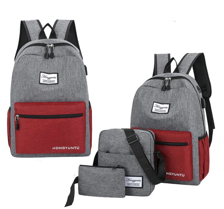 Multifunction Men Backpack Set Youth Lady Bag Female Large Capacity Women&#39;s  Bag - $116.91