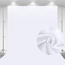 10 x 7 FT White Backdrop Background for Photography Professional Pure Wh... - £33.25 GBP