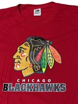 NHL Chicago Blackhawks Youth Large #10 Patrick Sharp Hockey T Shirt New 90&#39;s - £13.04 GBP