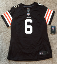 NWT #6 Brian Hoyer Cleveland Browns Nike Women&#39;s Game Jersey On field jersey 2XL - £39.14 GBP