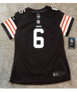 NWT #6 Brian Hoyer Cleveland Browns Nike Women&#39;s Game Jersey On field je... - $49.99