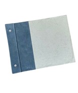 Vintage Unused Blue and Gray Blank Book Fastened by Brads 11.25 x 8.75 i... - £23.52 GBP