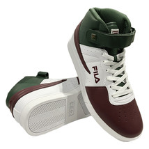 NWT FILA MSRP $85.99 VULC 13 MEN&#39;S GREEN RED MID PLUS HI TOP SNEAKERS SI... - £40.99 GBP