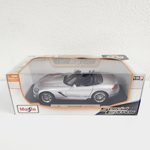 Maisto Special Edition 1:18 Scale Die Cast Car - Silver Coupe DODGE VIPER SRT-10 - $46.74