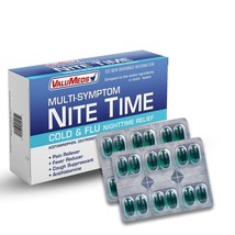 ValuMeds Cold &amp; Flu Multi-Symptom Relief for Congestion, Headache, Sore ... - $16.33 CAD
