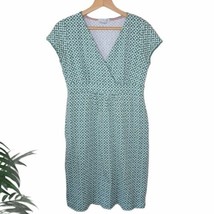 Boden | Green Geometric Circle Print Dress, size 8 - £24.74 GBP