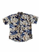 Men&#39;s Hawaiian Shirt  Ralph Lauren Chaps Tropical Floral  Size: Large - $13.90