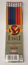 Berol EAGLE No. 2 Pencils NIP Yellow Red Green Vintage 1993 NEW SEALED! - £11.52 GBP
