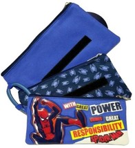 Marvel Spider-Man 3 Layer Zip Multi-Use Travel Cosmetic Pencil Case Pouc... - £11.86 GBP