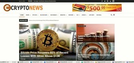 Automated Wordpress BTC Crypto News Website-Turnkey Profitable Site - £14.45 GBP