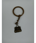 Vintage Bronze Colored Handbag Keychain - $101.54 MXN