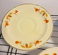 SUPERIOR HALL QUALITY DINNERWARE 8 PIECE CUPS & SAUCERS image 8