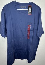 Greg Norman Men’s Luxury Cotton Dark Blue Short Sleeve T Shirt Size XL - $376.15 MXN