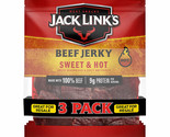 Jack Link&#39;s Beef Jerky, Sweet and Hot, 3.25 oz, 3-count - £18.84 GBP