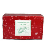 Department 56 Christmas Tea Jolly St Nick Red Ceramic Teapot &amp; 4 Cups 13320 - £28.81 GBP