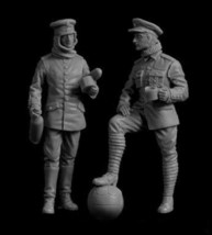 1/35 Resin Model Kit German and British Soldiers Infantry WW1 Unpainted - £19.89 GBP