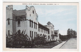 Georgia State Woman&#39;s College Valdosta GA linen postcard - $5.94