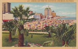 Long Beach California CA From Auditorium Postcard B26 - £2.28 GBP