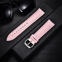 20mm Pink Calfskin Leather (Change Tool + Springs Included) Watch Strap/Band - £6.30 GBP