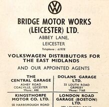 1954 Volkswagen Dealer Bridge Motor Works Advertisement Automobilia E89G1 - $366.03 MXN