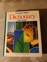 Houghton Mifflin Intermediate American Heritage Dictionary 1986 Vintage VTG - £9.34 GBP
